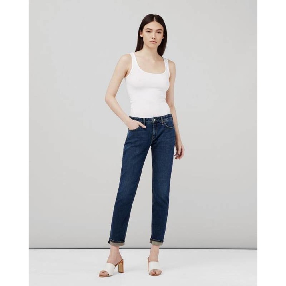 Rag & Bone Monty Nina High Rise Ankle Cigarette Straight Jeans Blue Size 28 NWT